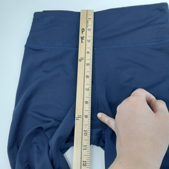 Bjorn Borg Charlie 7/8 Tights Blue High Rise Mesh Cutout Activewear Athleisure S - Picture 12 of 13